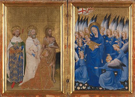 The Wilton Diptych! An Exquisite Medieval Altar Piece and Its Intriguing Symbolism