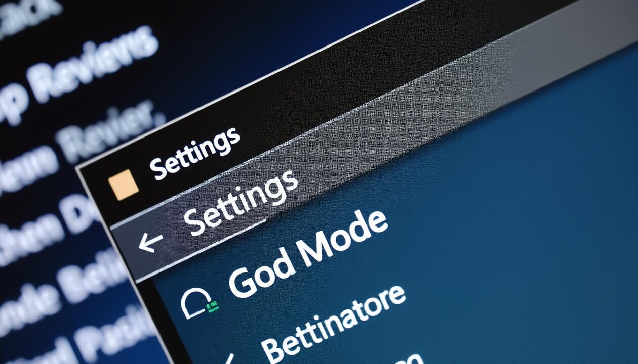 découvrez comment activer facilement le mode dieu sur windows 11 en seulement 3 clics pour accéder rapidement à toutes les options cachées du système.