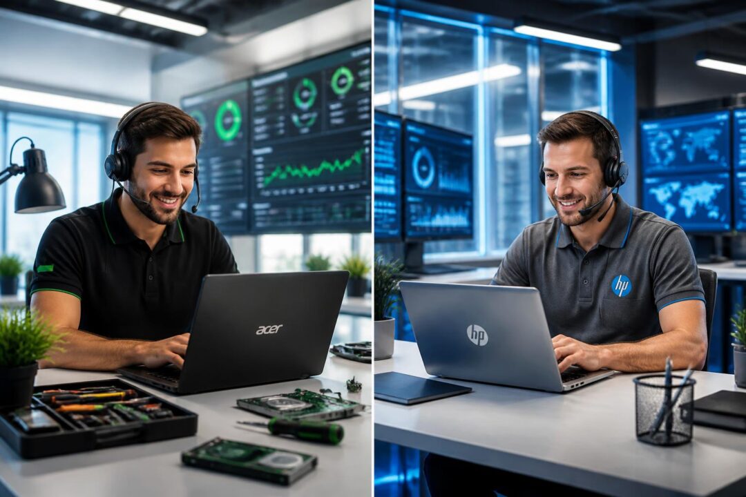 découvrez quelle entreprise, entre acer et hp, offre le support dépannage informatique le plus réactif pour résoudre rapidement vos problèmes techniques.