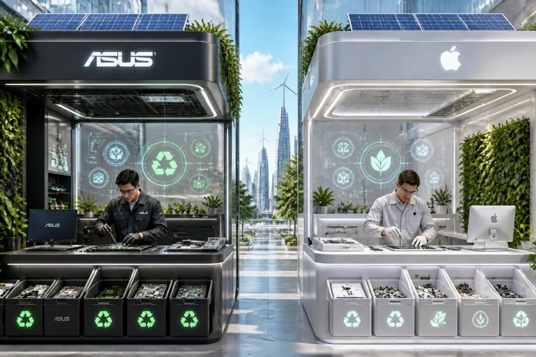 découvrez quel fournisseur, asus ou apple, propose le meilleur dépannage informatique écologique en 2026, pour allier performance et respect de l'environnement.