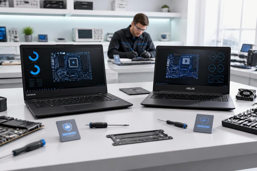 comparez les garanties incluses dans le dépannage informatique 2026 entre lenovo et asus pour faire un choix éclairé. analyse détaillée des services, couvertures et conditions.